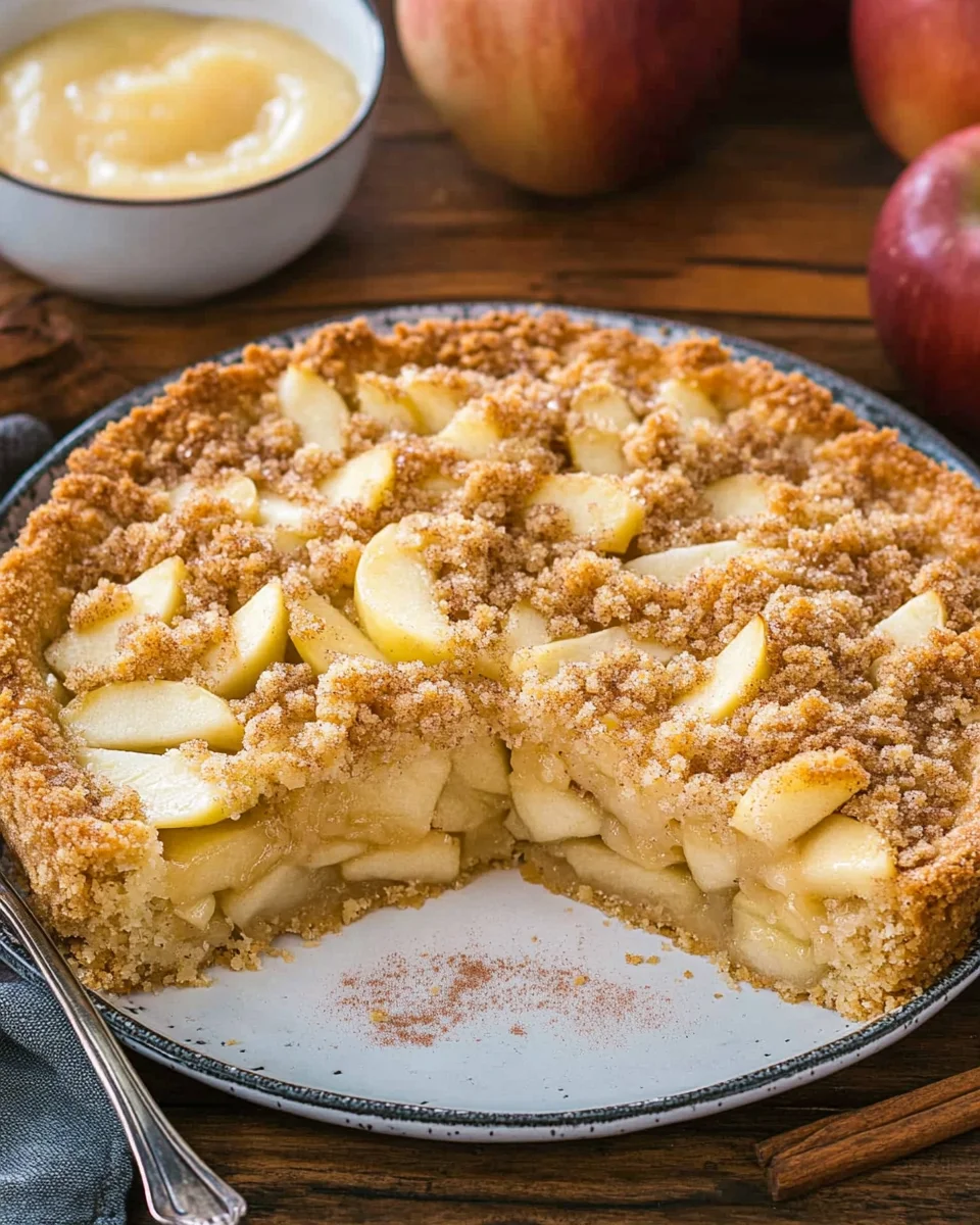 Apfelkuchen mit Apfelmus 24 Apfelkuchen