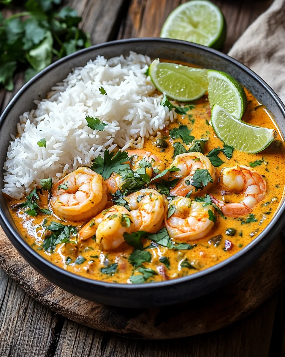 Aromatisches Garnelen Curry mit Kokosmilch und Reis 23 Aromatisches Garnelen Curry mit Kokosmilch und Reis
