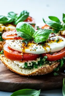 Bagel mit Tomate und Mozzarella 23 Bagel mit Tomate und Mozzarella