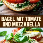 Bagel mit Tomate und Mozzarella 16 Pinterest Hidden Image