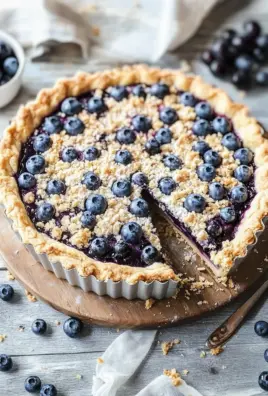 Blaubeer-Tarte mit Vanille-Schmand und Streuseln 34 Blaubeer-Tarte mit Vanille-Schmand und Streuseln