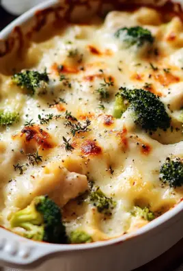Brokkoli Hähnchen Auflauf mit Frischkäse und Mozzarella 24 Brokkoli Hähnchen Auflauf mit Frischkäse und Mozzarella