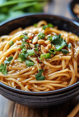 Chinesische Nudeln mit Erdnusssauce 27 Chinesische Nudeln mit Erdnusssauce