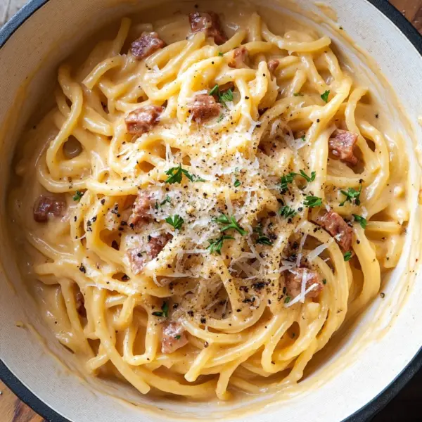 Cremige Salsiccia-Carbonara