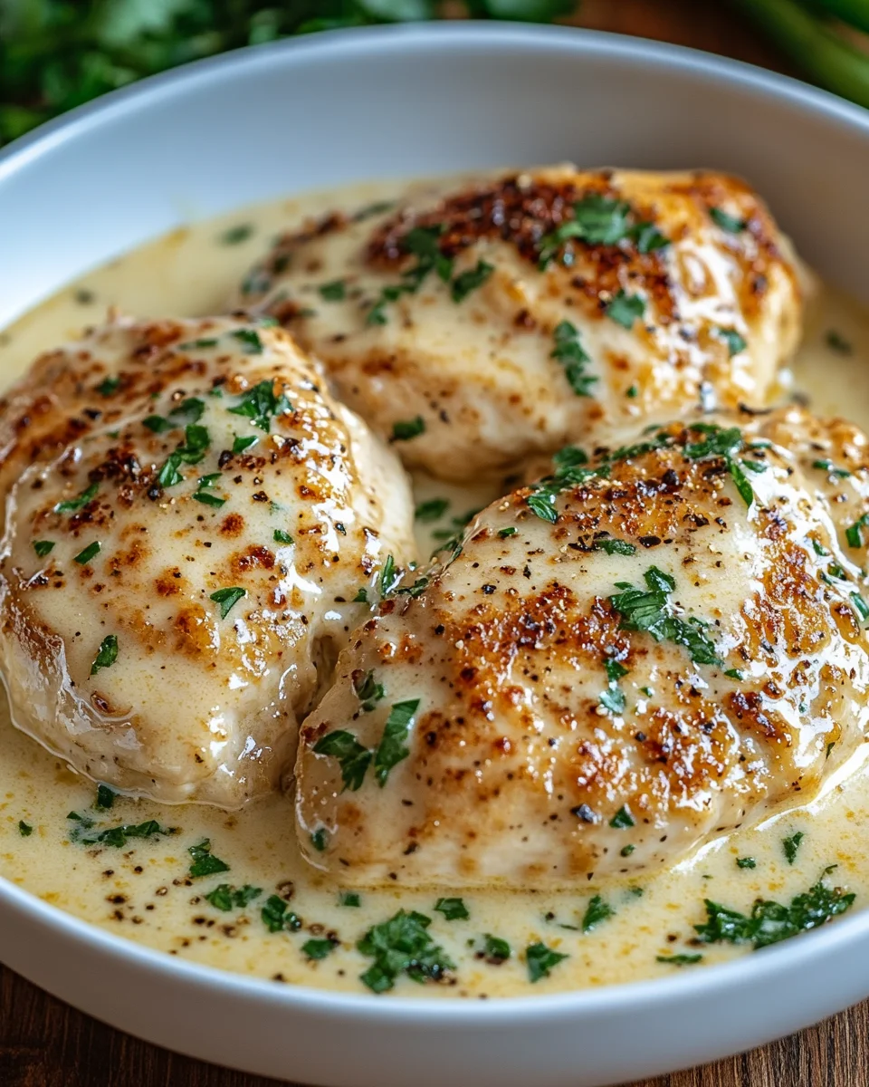 Cremiges Parmesan-Hühnchen mit Frischkäse 16 Cremiges