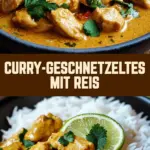 Curry-Geschnetzeltes mit Reis 15 Pinterest Hidden Image
