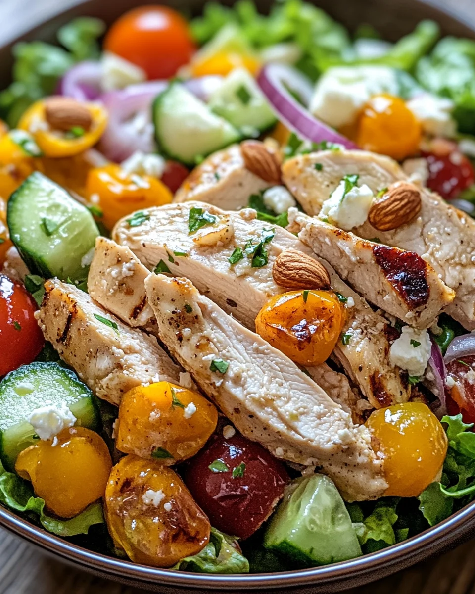 Einfacher Hähnchen Salat