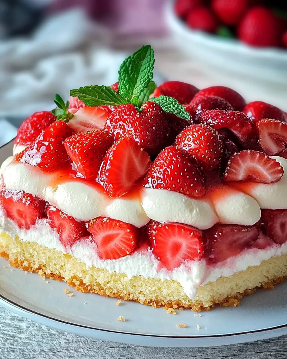 Erdbeerkuchen
