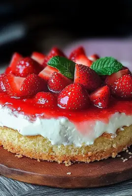 Erdbeerkuchen mit Schmand-Vanillecreme Rezept 23 Erdbeerkuchen mit Schmand-Vanillecreme Rezept