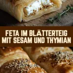 Feta im Blätterteig mit Sesam und Thymian 15 Pinterest Hidden Image