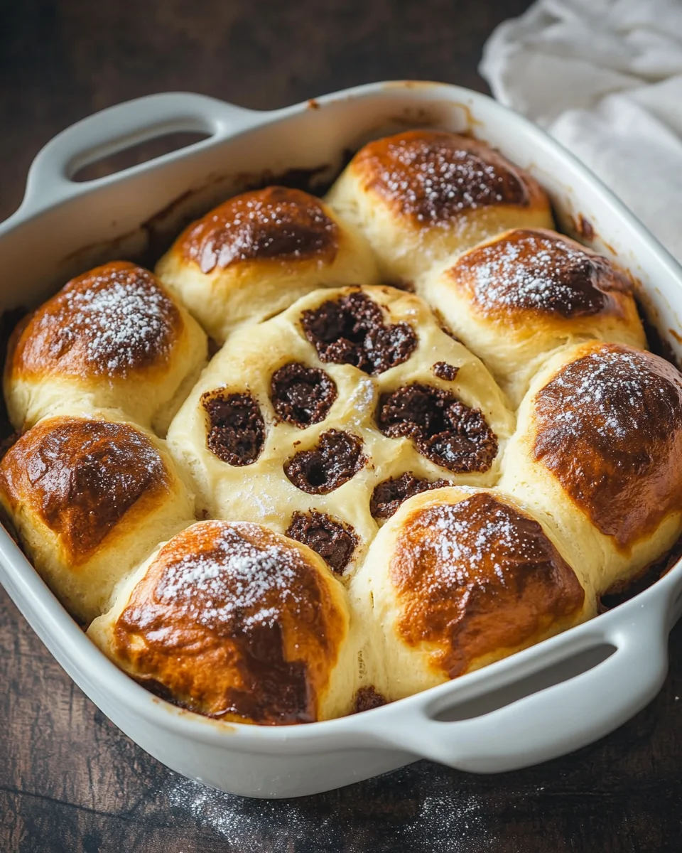 Fluffige und weiche Schokobrötchen aus Hefeteig 19 Fluffige