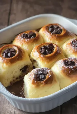 Fluffige und weiche Schokobrötchen aus Hefeteig 24 Fluffige und weiche Schokobrötchen aus Hefeteig