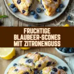 Fruchtige Blaubeer-Scones mit Zitronenguss 23 Pinterest Hidden Image