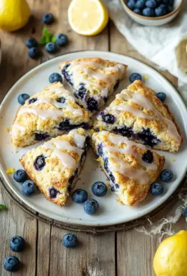 Fruchtige Blaubeer-Scones mit Zitronenguss 22 Fruchtige Blaubeer-Scones mit Zitronenguss