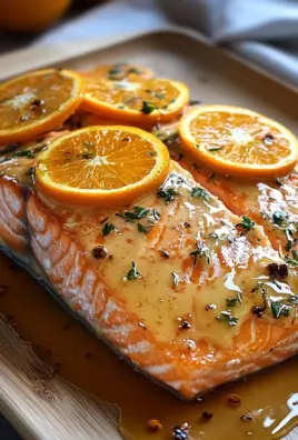 Gebackener Orangen-Lachs mit Honig-Senf-Glasur 23 Gebackener Orangen-Lachs mit Honig-Senf-Glasur