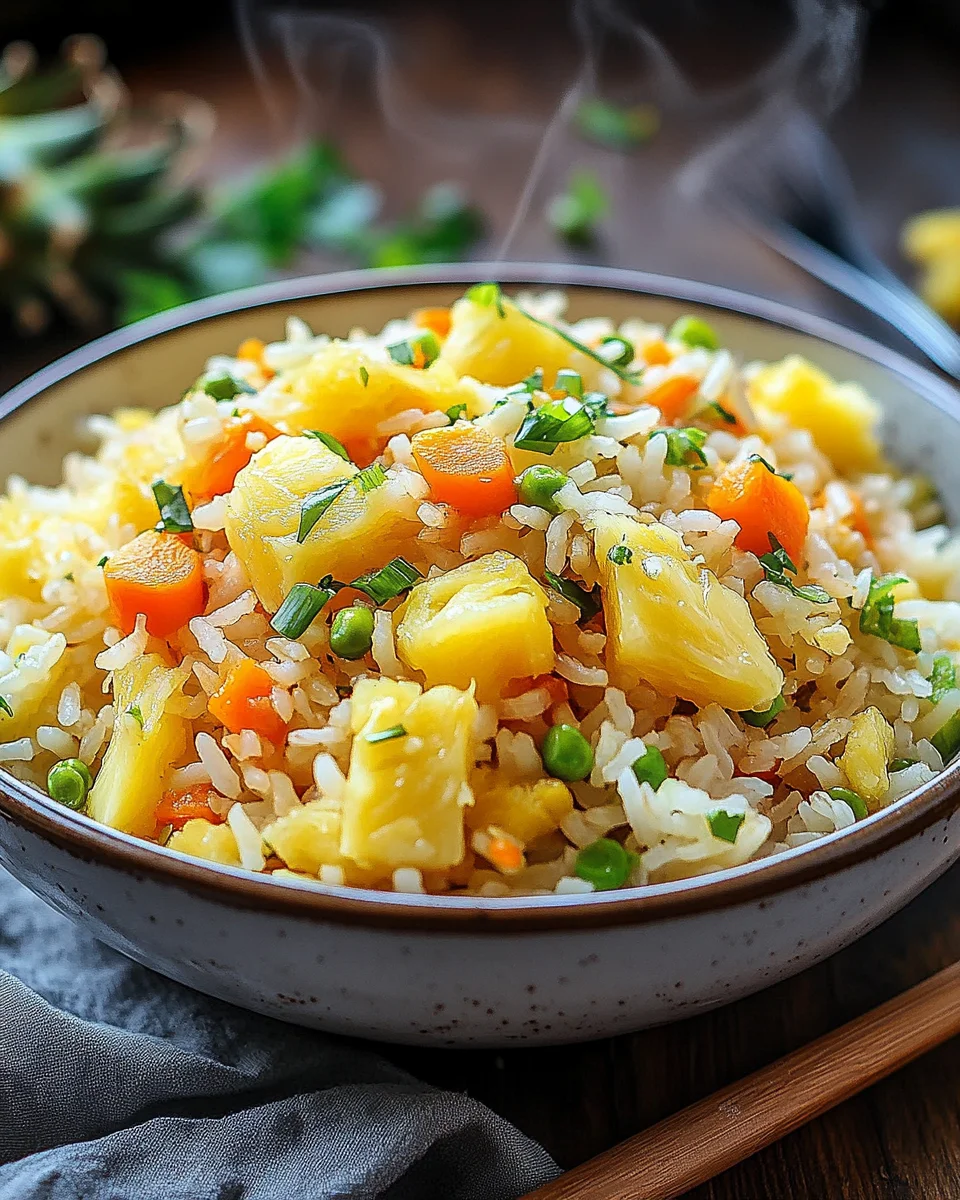 Gebratener Reis mit Ananas 27 Gebratener Reis mit Ananas