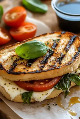 Gegrilltes Mozzarella-Sandwich 28 Gegrilltes Mozzarella-Sandwich