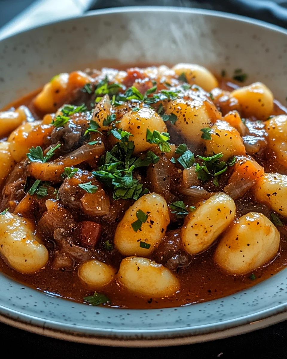 Gnocchi-Gulasch 20 Gnocchi-Gulasch