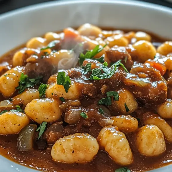 Gnocchi-Gulasch