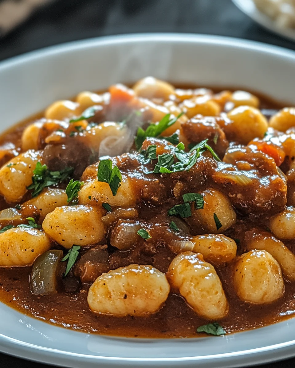 Gnocchi-Gulasch 22 Gnocchi-Gulasch