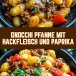 Gnocchi Pfanne mit Hackfleisch und Paprika 24 Pinterest Hidden Image