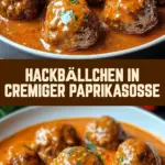 Hackbällchen in cremiger Paprikasoße 25 Pinterest Hidden Image