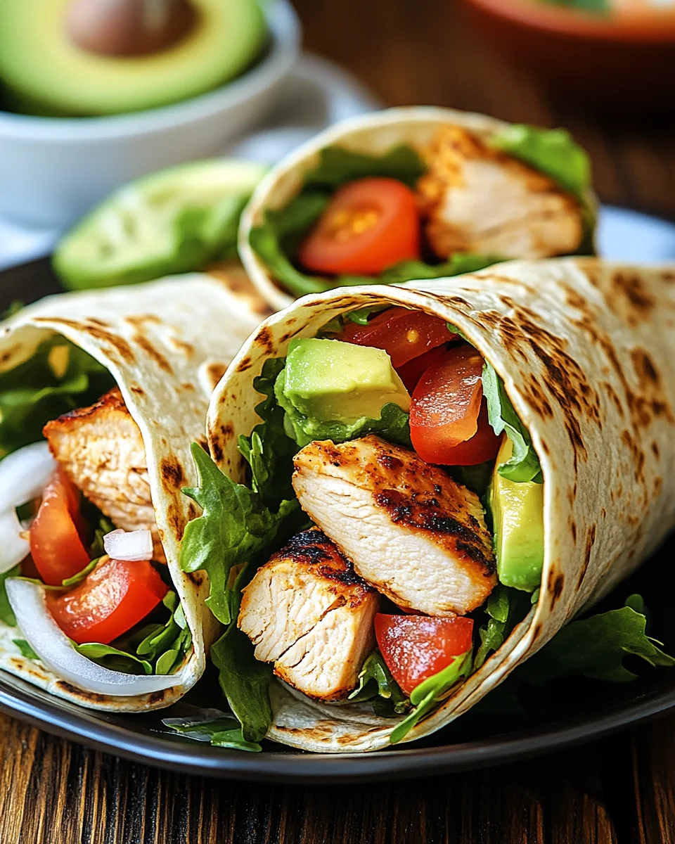 Hähnchen-Wraps mit Blitzsoße 24 Hähnchen-Wraps