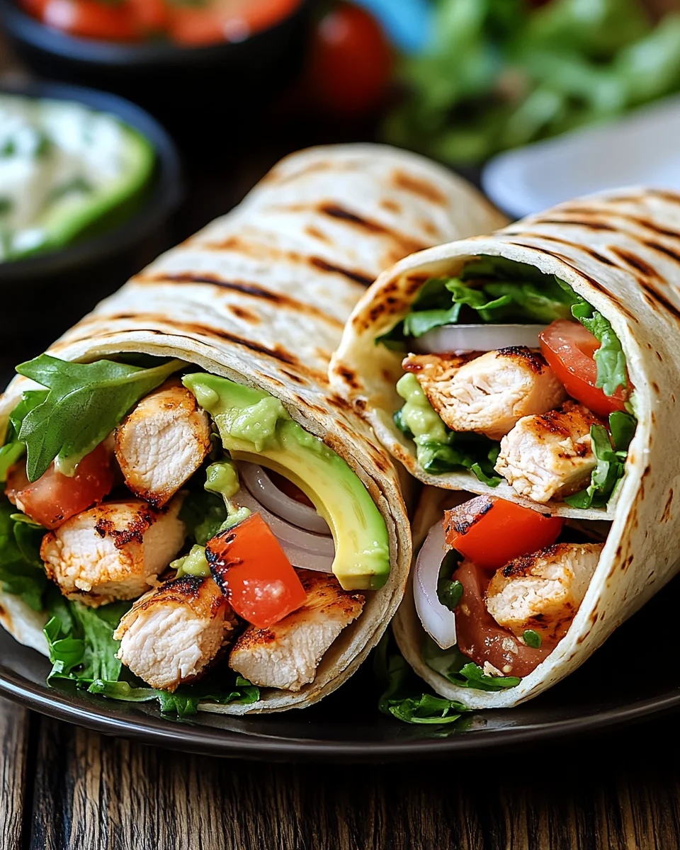 Hähnchen-Wraps mit Blitzsoße 26 Hähnchen-Wraps mit Blitzsoße