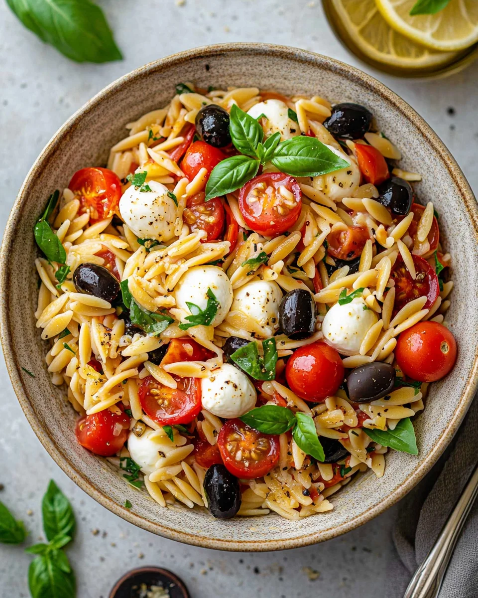 italienischer Orzo-Nudelsalat 18 italienischer