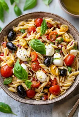 italienischer Orzo-Nudelsalat 27 italienischer Orzo-Nudelsalat