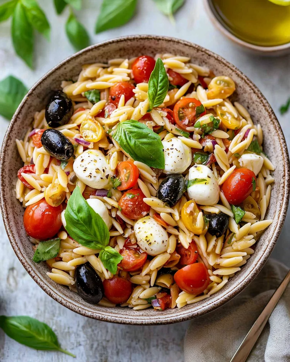 italienischer Orzo-Nudelsalat