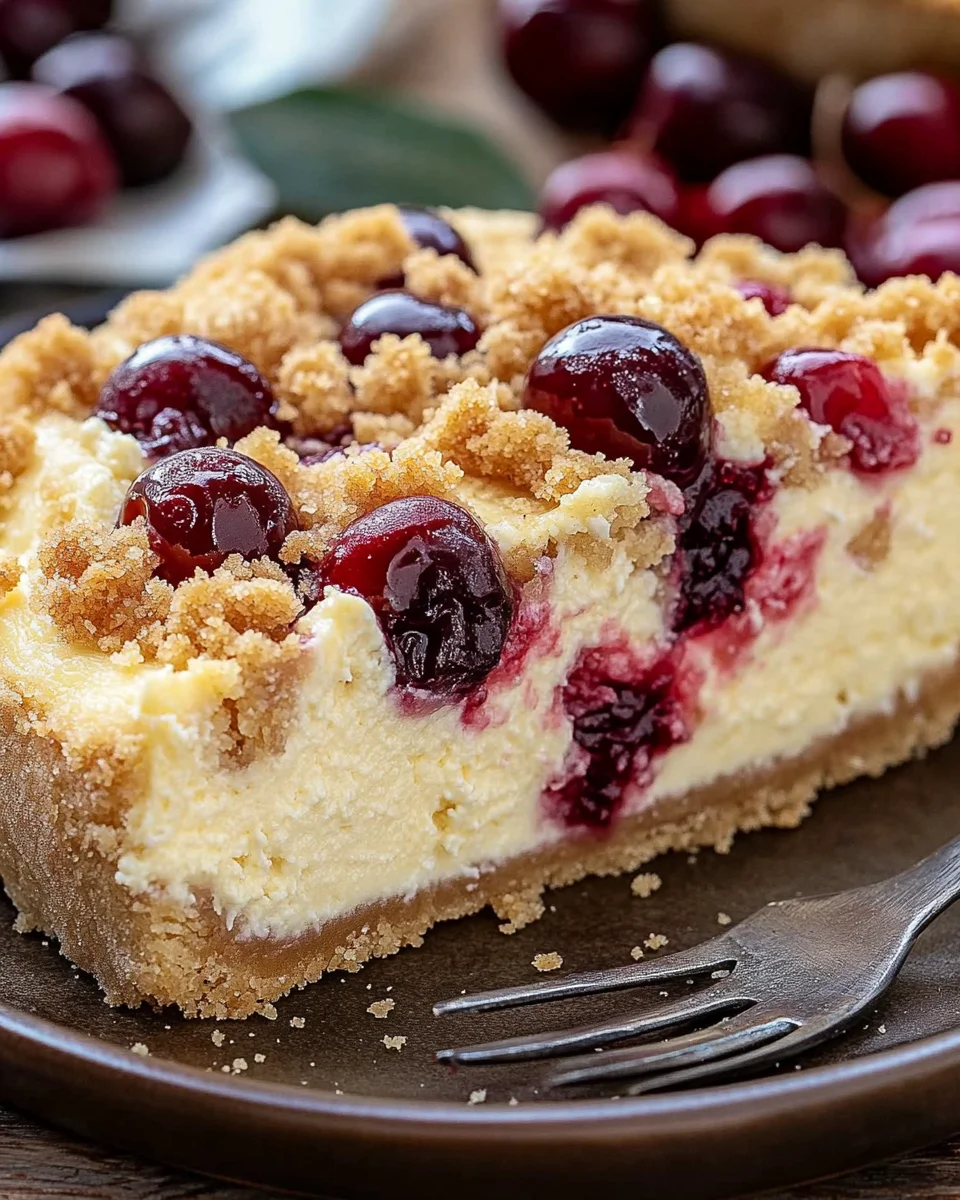 Käsekuchen mit Kirschen 24 Käsekuchen mit Kirschen