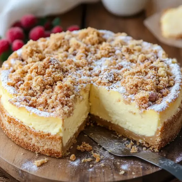 Käsekuchen mit Streusel