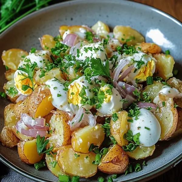 Knuspriger Kartoffelsalat
