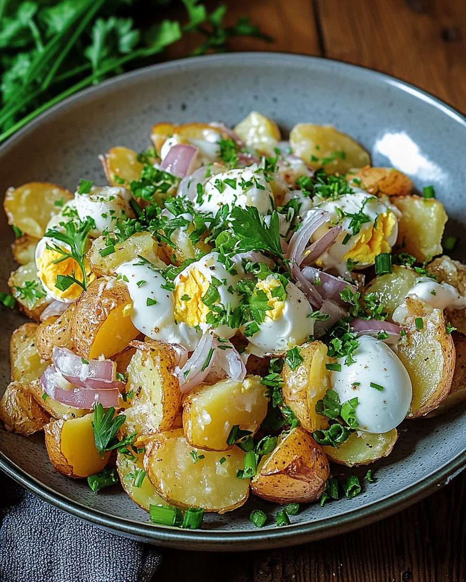 Knuspriger Kartoffelsalat