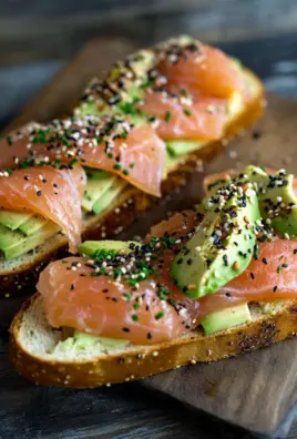 Lachs Avocado Laugenstange mit Topping 20 Lachs Avocado Laugenstange mit Topping