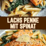 Lachs Penne mit Spinat 18 Pinterest Hidden Image