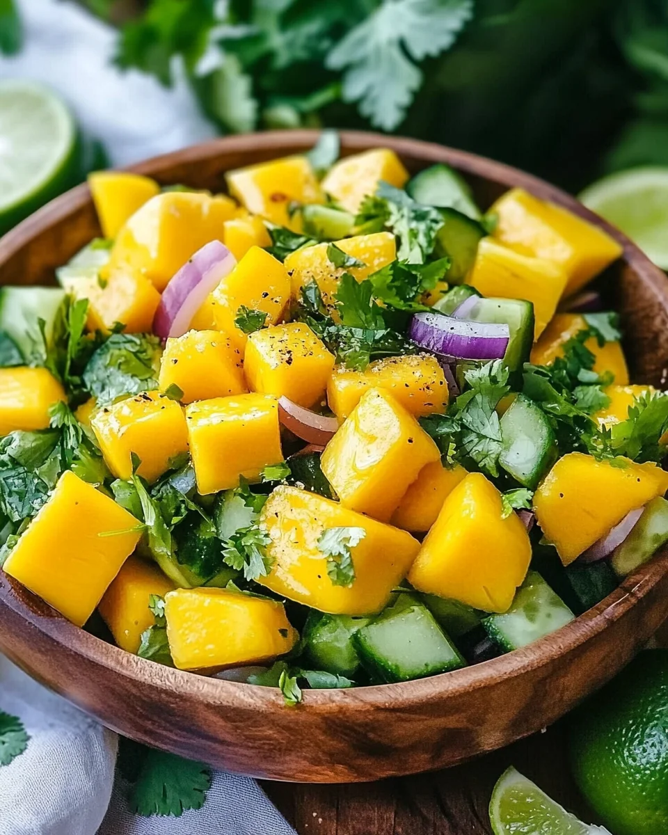 Mango-Gurken-Salat Rezept
