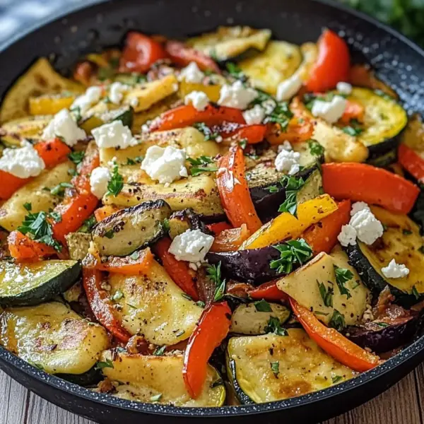 Maultaschenpfanne mit Gemüse
