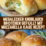 Megalecker Knoblauch Brötchen gefüllt mit Mozzarella Käse Rezept 28 Pinterest Hidden Image