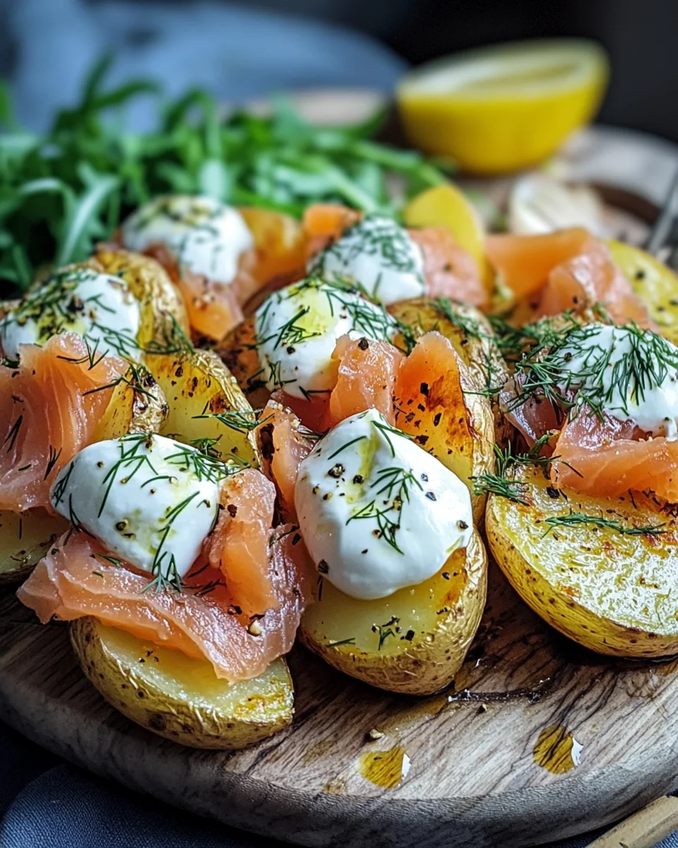 Ofenkartoffeln mit R&auml;ucherlachs