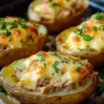 Ofenkartoffeln mit Thunfisch und K&auml;se