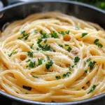 One Pot Knoblauch K&auml;se Pasta