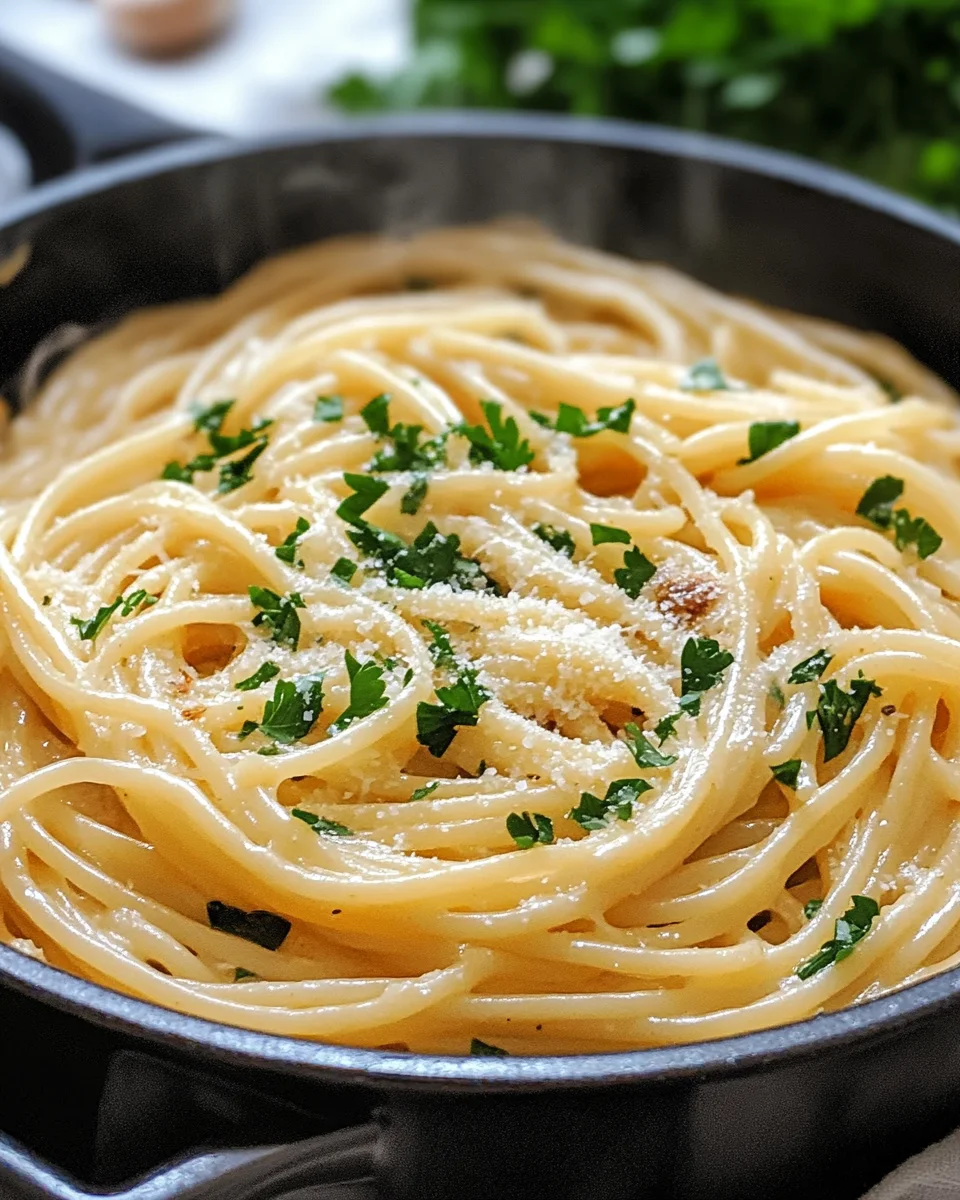 One Pot Knoblauch Käse Pasta 19 One Pot Knoblauch Käse Pasta
