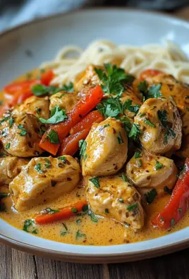 Paprika-Sahne-Hähnchen 22 Paprika-Sahne-Hähnchen