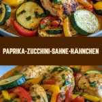 Paprika-Zucchini-Sahne-Hähnchen 23 Pinterest Hidden Image