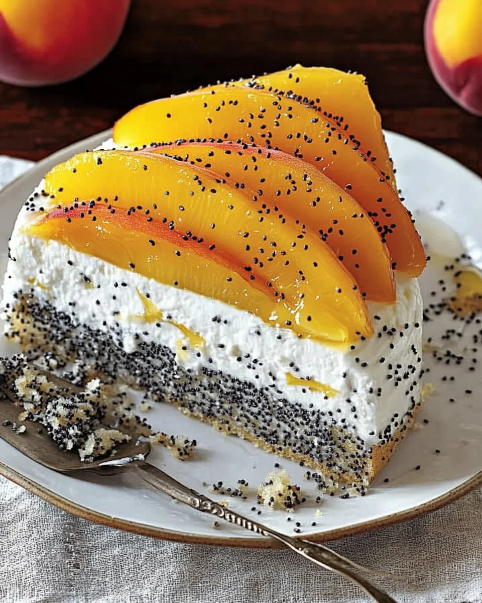 Pfirsichtorte