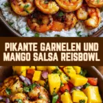 Pikante Garnelen und Mango Salsa Reisbowl 17 Pinterest Hidden Image