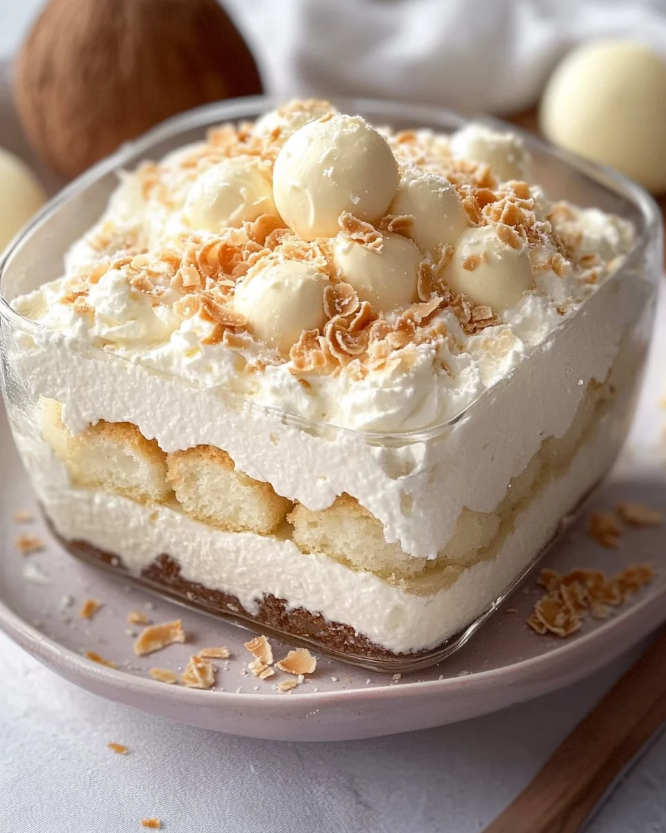 Raffaello Tiramisu schnell ohne Backen