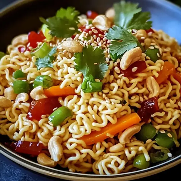 Ramen-Chinesischer Hähnchensalat